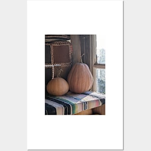 "Larder" garden pumpkins in a Greek treehouse Posters and Art